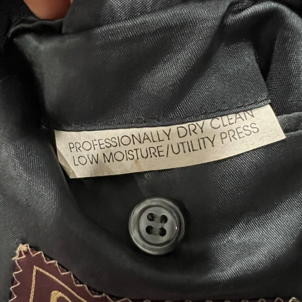 Chap Ralph Lauren navy blue suit jacket coat L